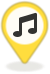 Pittogramma mappa - concerti-pin