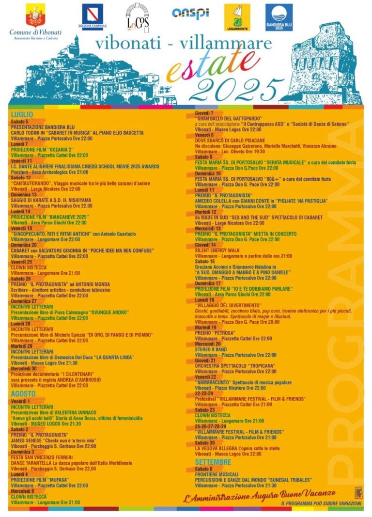 Vibonati e Villammare Estate 2025