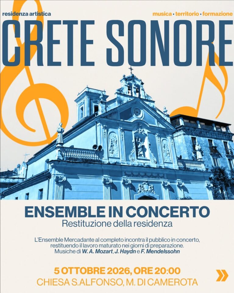 Crete Sonore 2026 a Camerota