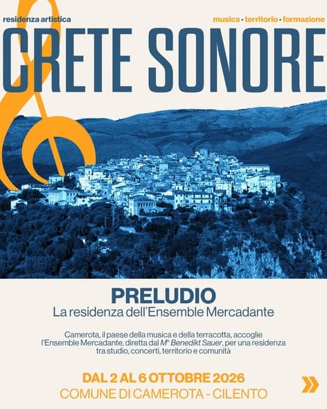 Crete Sonore 2026 a Camerota