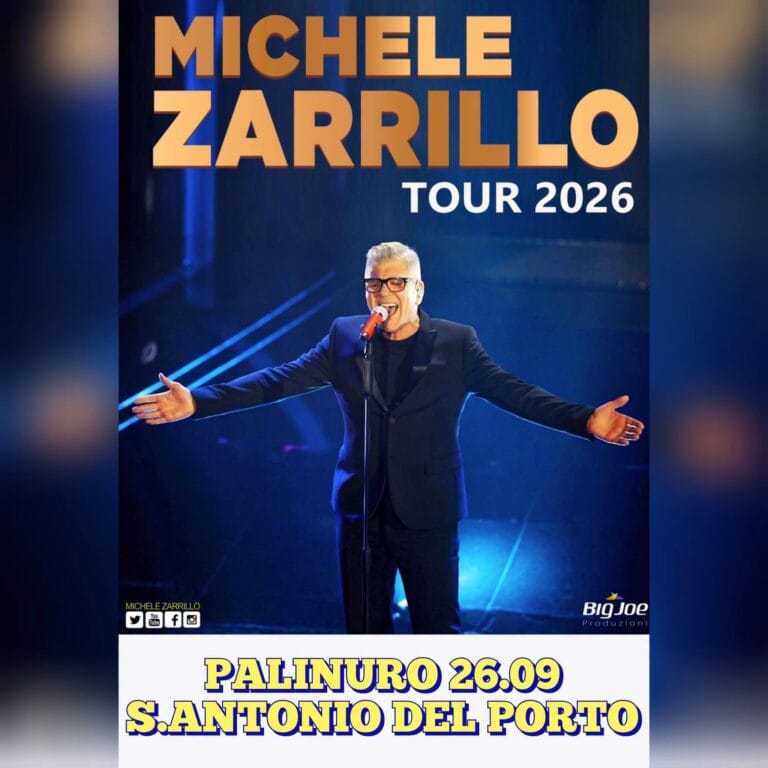 Michele Zarrillo in concerto 2026 a Palinuro