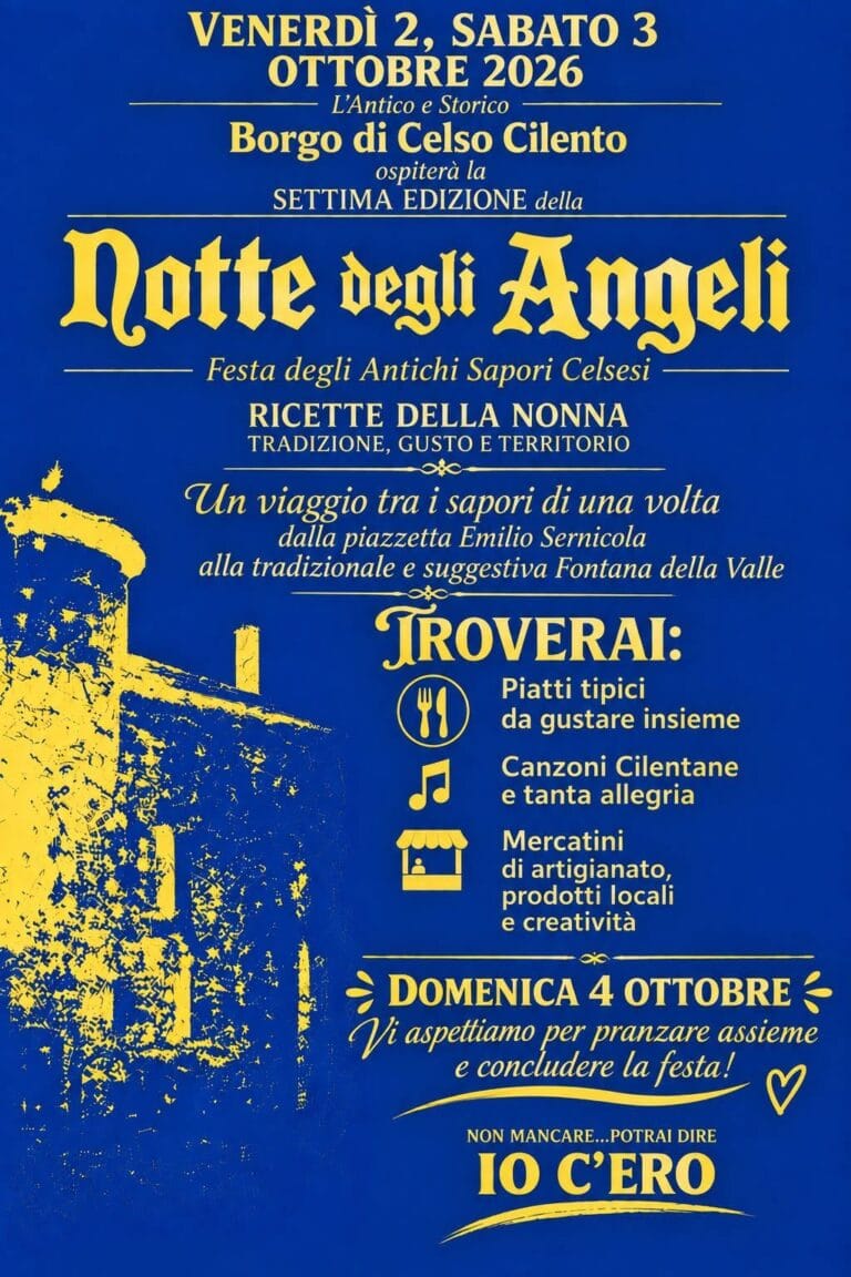 Notte degli Angeli 2026 a Celso