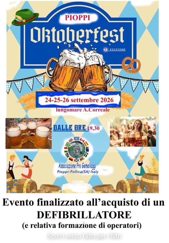 Oktoberfest 2026 a Pioppi