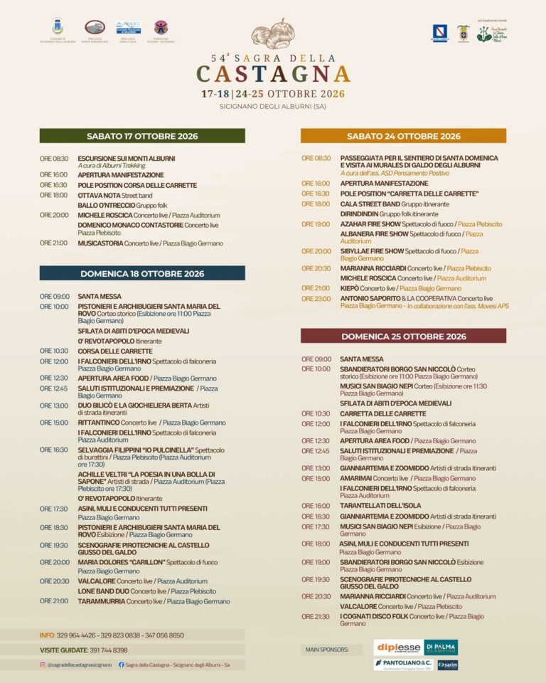 Sagra della Castagna a Sicignano degli Alburni