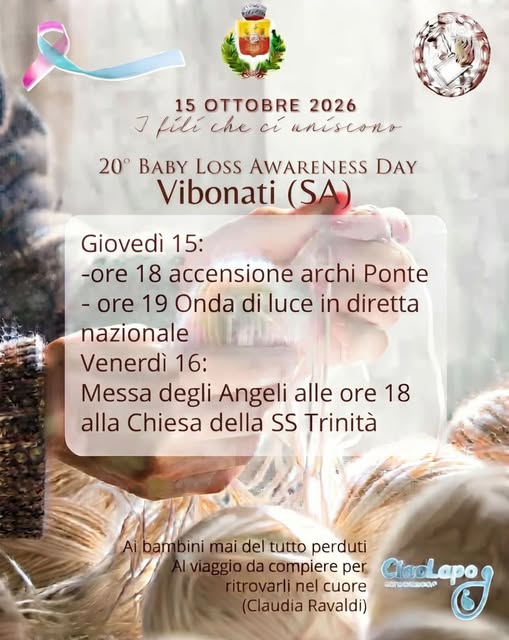 Baby Loss Awareness Day 2026 a Vibonati Baby Loss Awareness Day 2026 a Vibonati