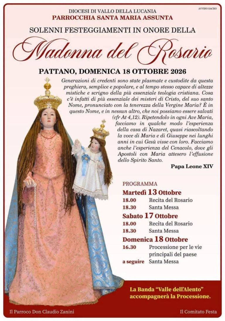 Festa della Madonna del Rosario a Pattano