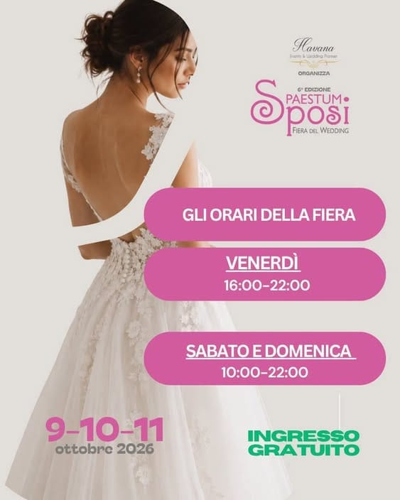 Paestum Sposi – Fiera del Wedding a Capaccio