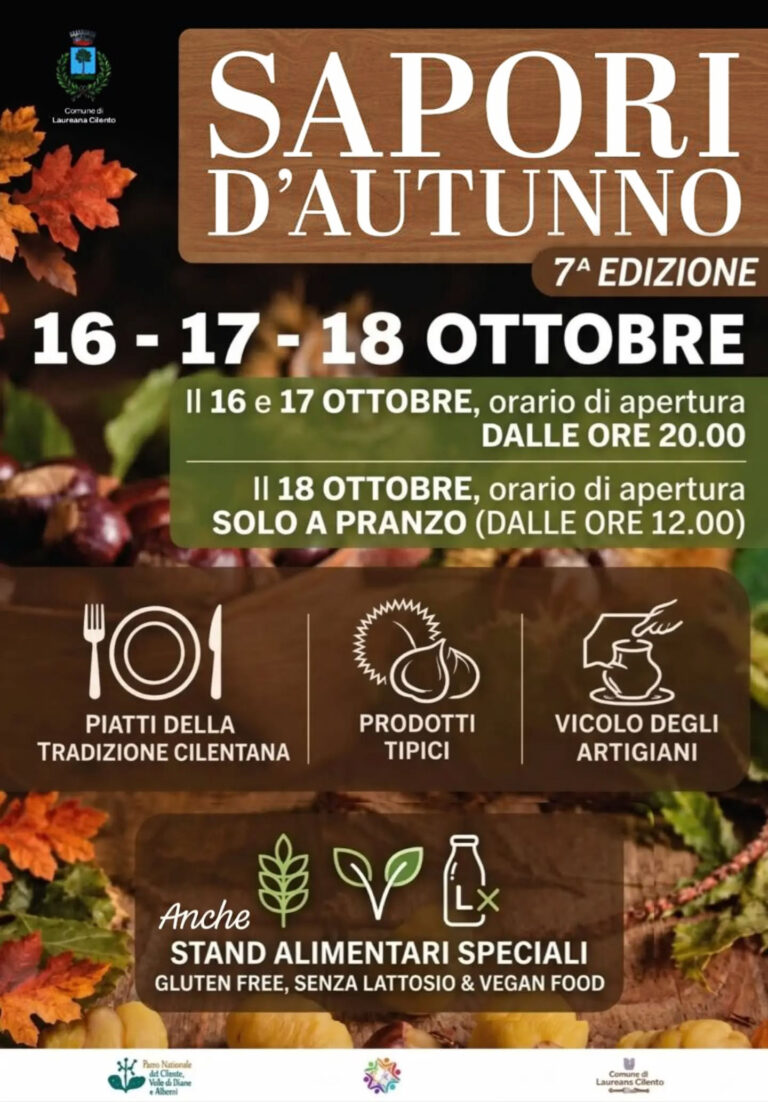 Sapori d'Autunno a Laureana Cilento Sapori d'Autunno a Laureana Cilento
